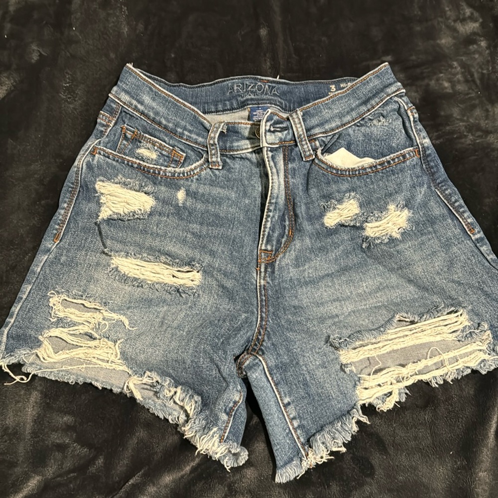 Hi-Rise Shorts , Size 3 , Stretchy Material